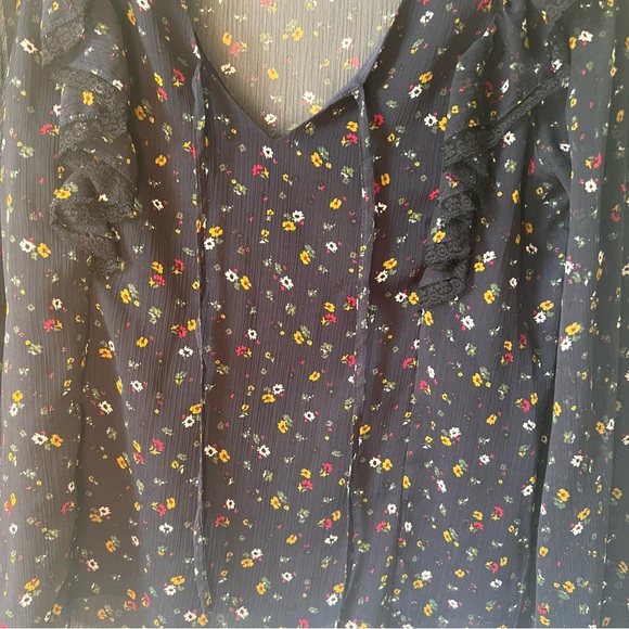 Vintage navy blue top - Picture 6 of 9